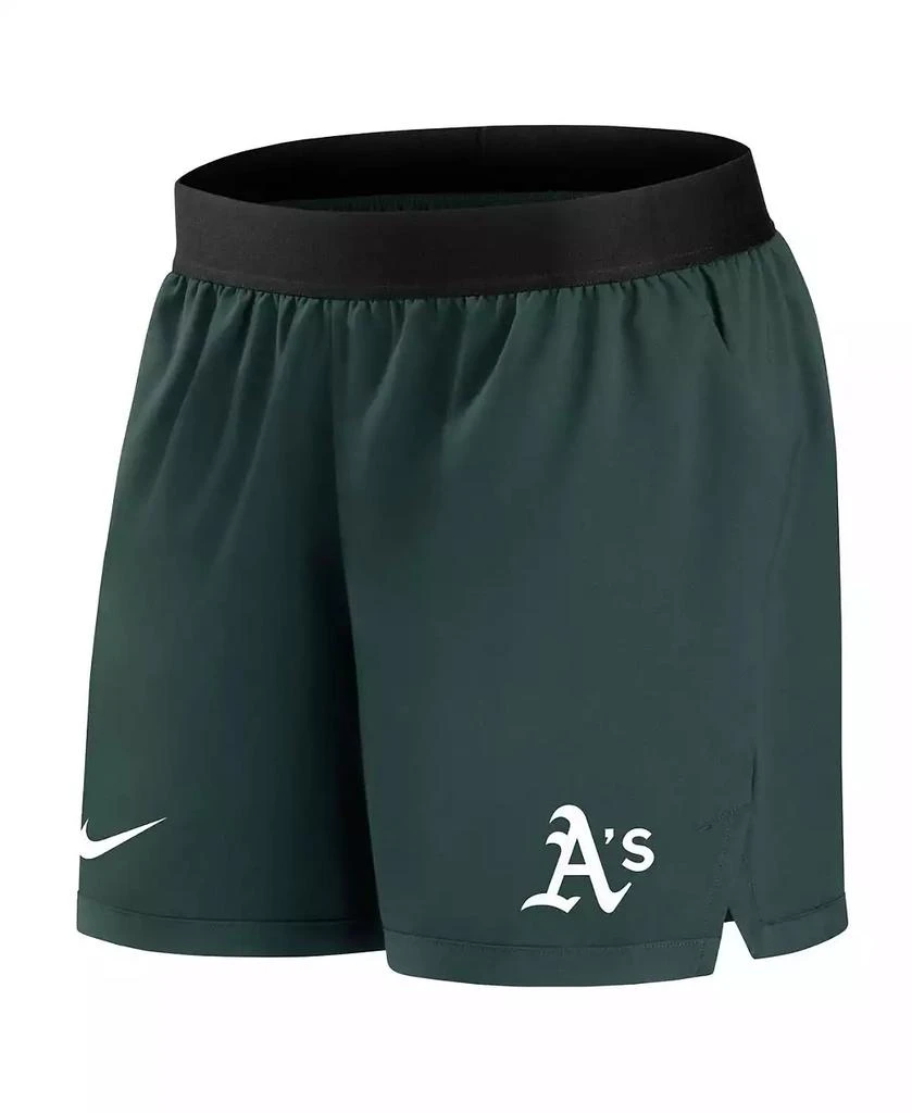 NIKE Women's Green Oakland Athletics Authentic Collection Team Performance Shorts 2
