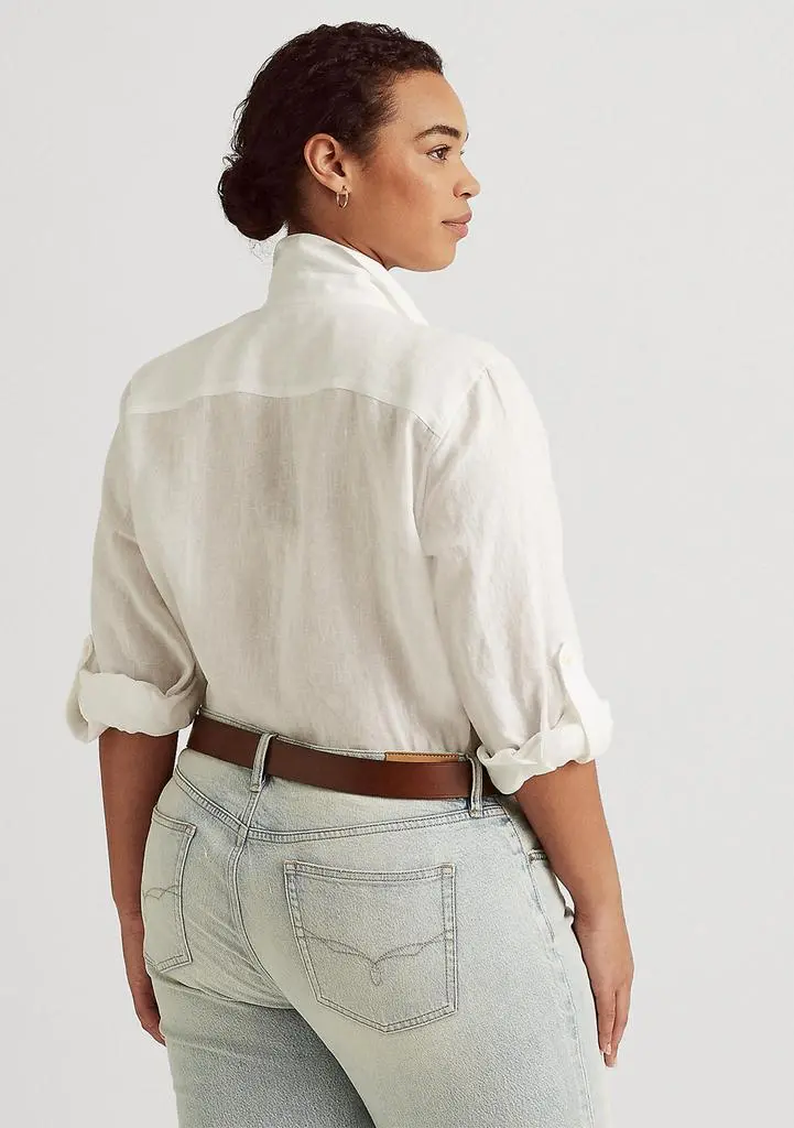 Ralph Lauren Plus Size Linen Shirt 2