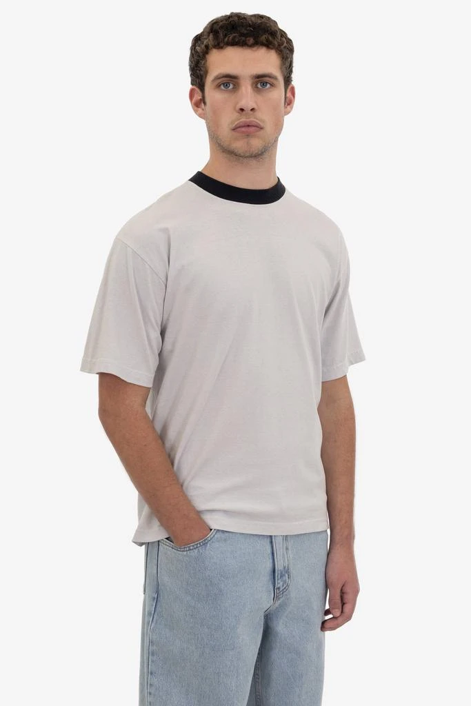 Los Angeles Apparel 1801GDRIN - 6.5oz Garment Dye Crew Neck Ringer T-Shirt 16