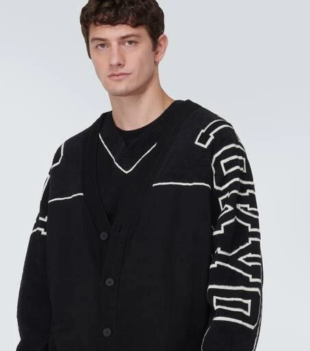 Y-3 Logo cardigan 5