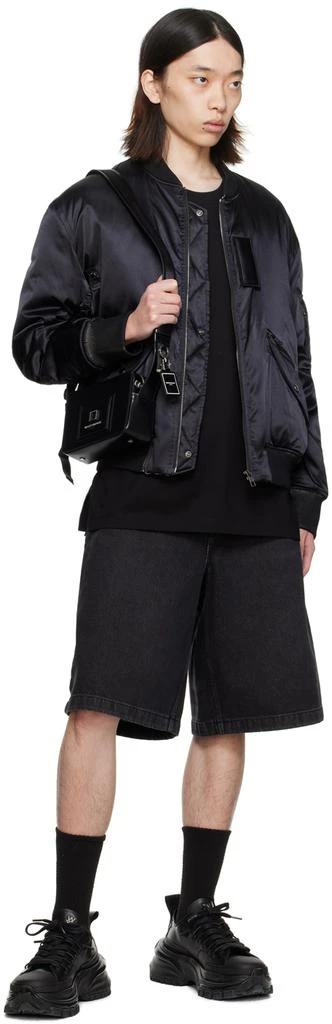 Wooyoungmi Black Embroidered T-Shirt 4