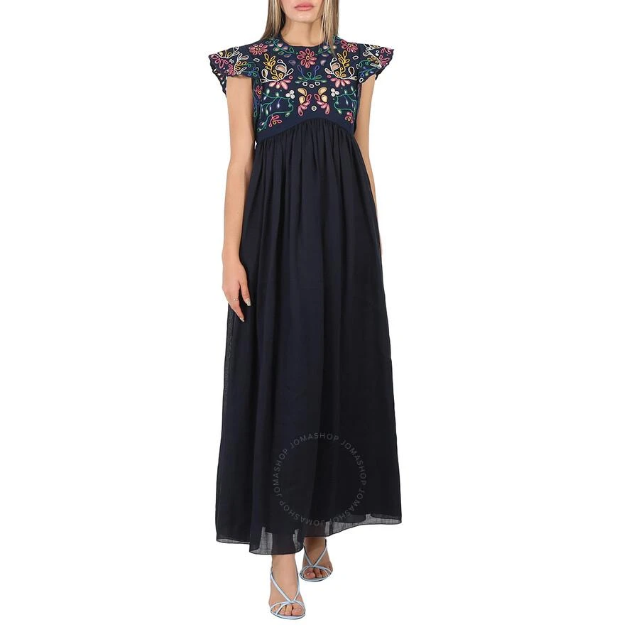 Chloé Ladies Empire Ruffled Maxi Dress 1