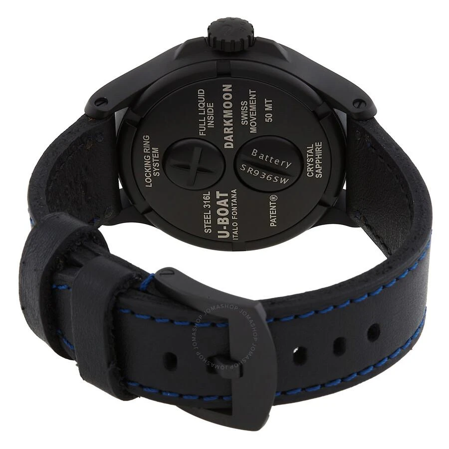 U-Boat Lefty Darkmoon Pantera Quartz Blue Dial Men's Watch 9180 3