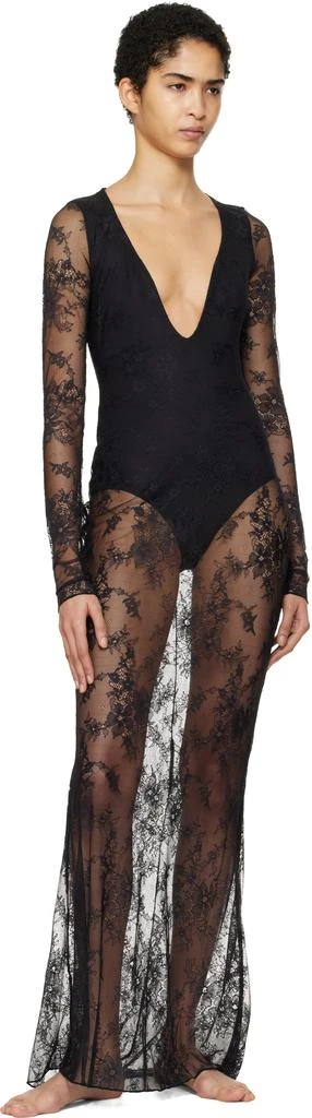 chinese dress ladies Women's Ismene Mini Dress in Unlined Lace Red, S , Bodycon , Scoop Neckline Red main image 0