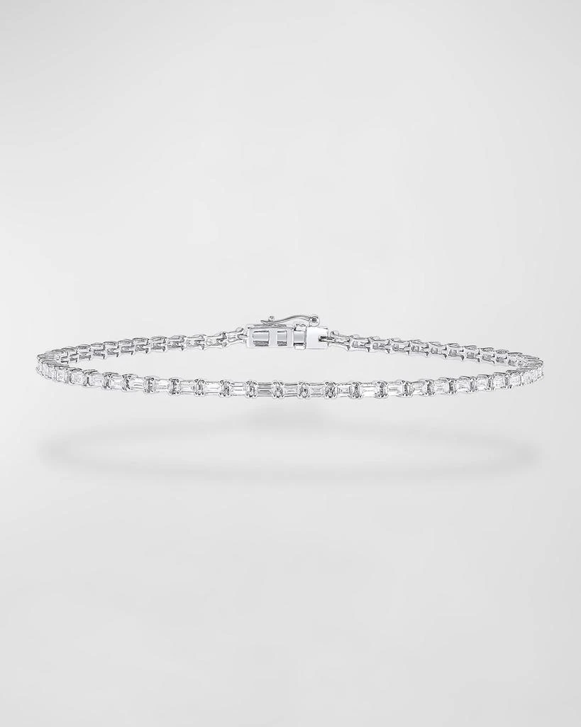 LANA 14K Baguette Diamond Tennis Bracelet