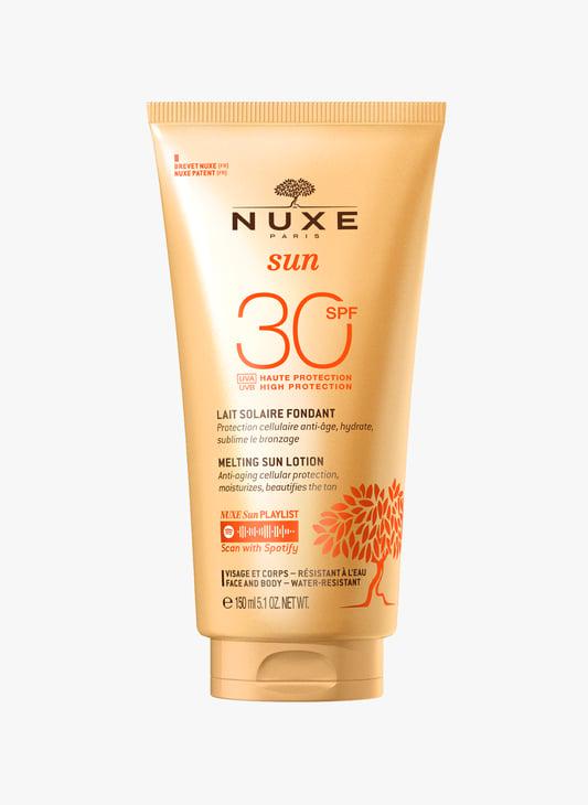 NUXE Melting Sun Lotion High Protection SPF30 for face and body