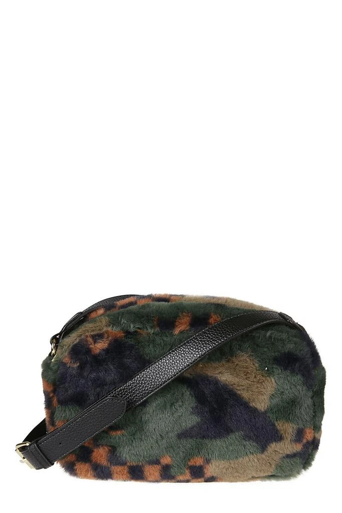 SprayGround Sprayground Big Sky Fur Shark Messenger Brick Bag 2