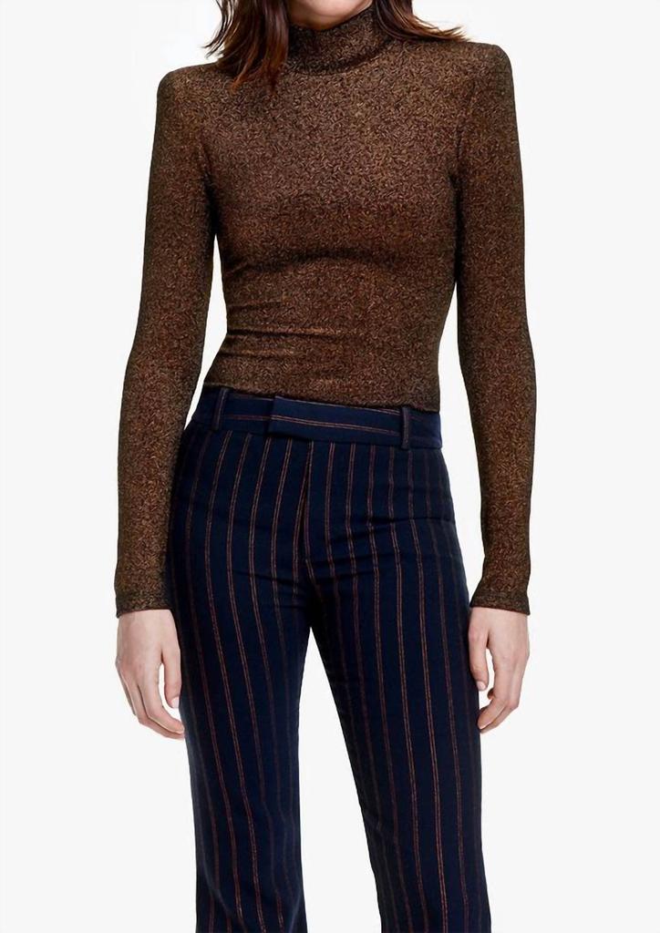 Smythe Smythe - Shoulder Pad Turtleneck Top