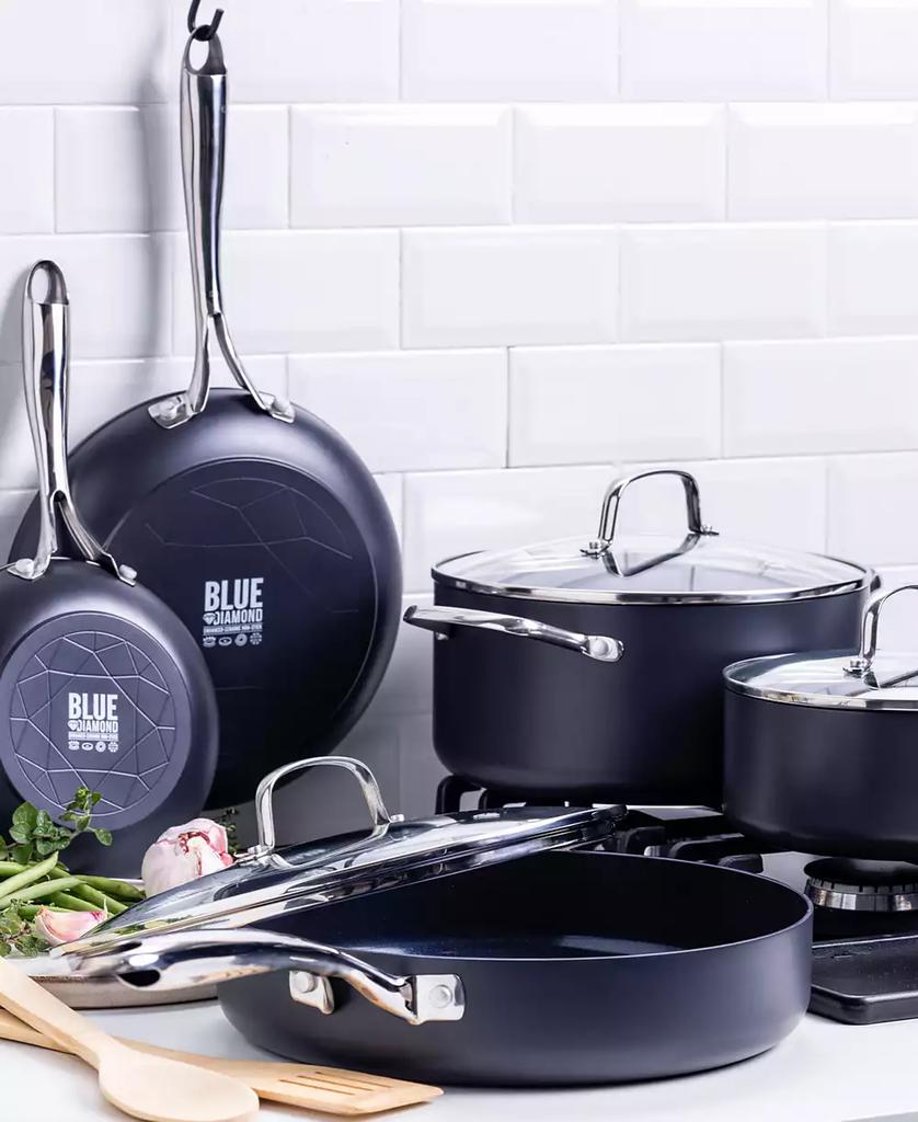 Blue Diamond Hard Anodized Ceramic Nonstick 10 Piece Cookware Set