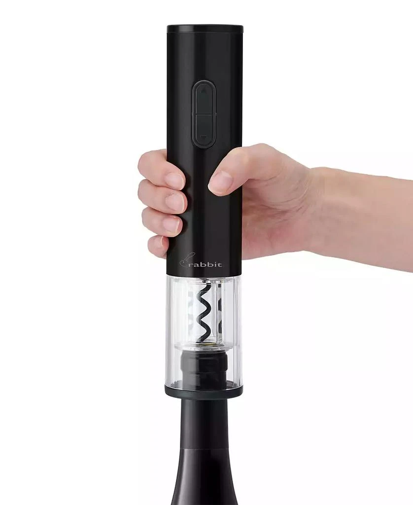 Rabbit Black Stainless Steel Wine Opener, 5 Piece Set 6