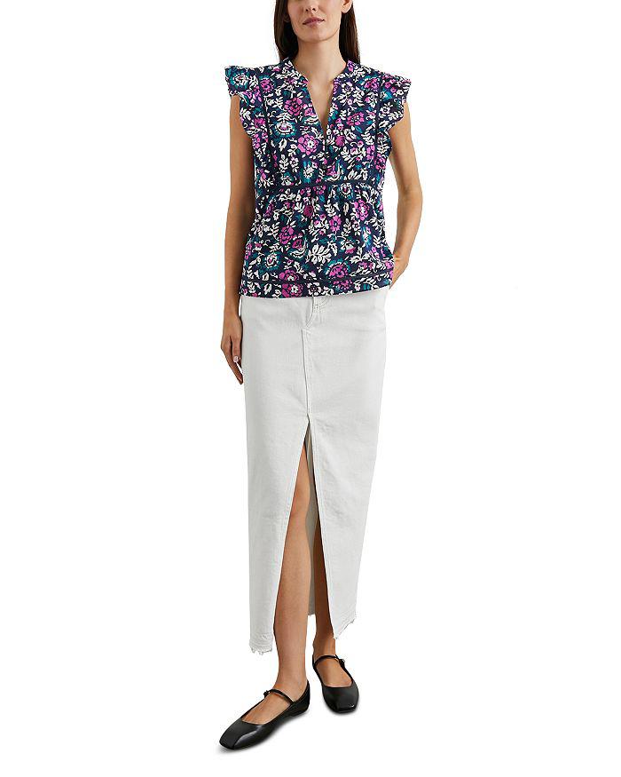 Rails Misha Cotton Flutter Sleeve Top