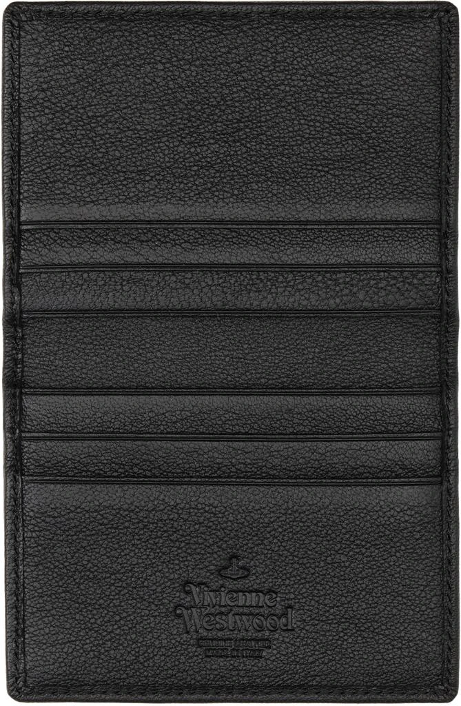 Vivienne Westwood Black Lambskin Man. Card Holder 3