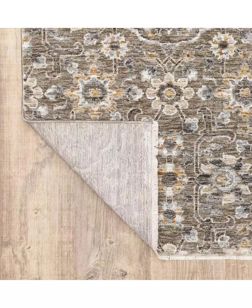Oriental Weavers Maharaja 532D Gray and Tan 7'10" x 10'10" Area Rug 3