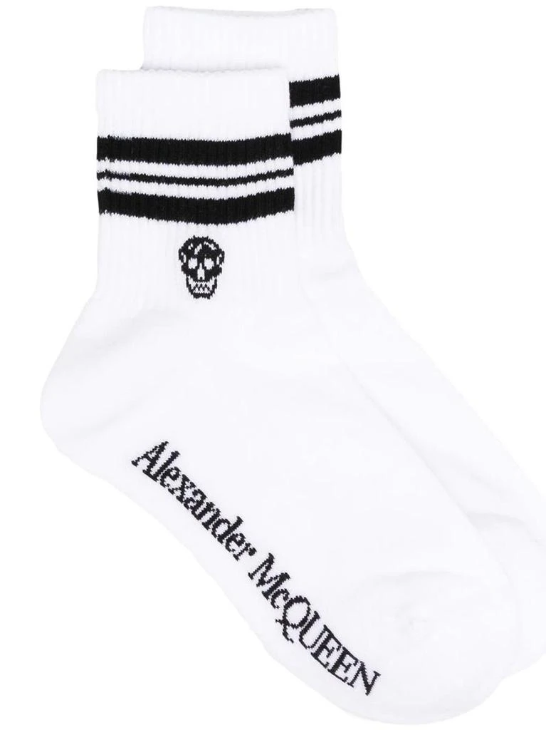 NA Intarsia logo white Socks 1