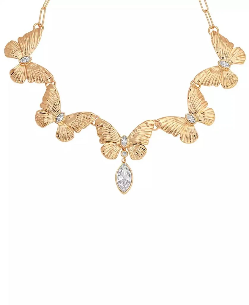 Ettika Jewelry Gold-Plated Butterfly Choker Necklace