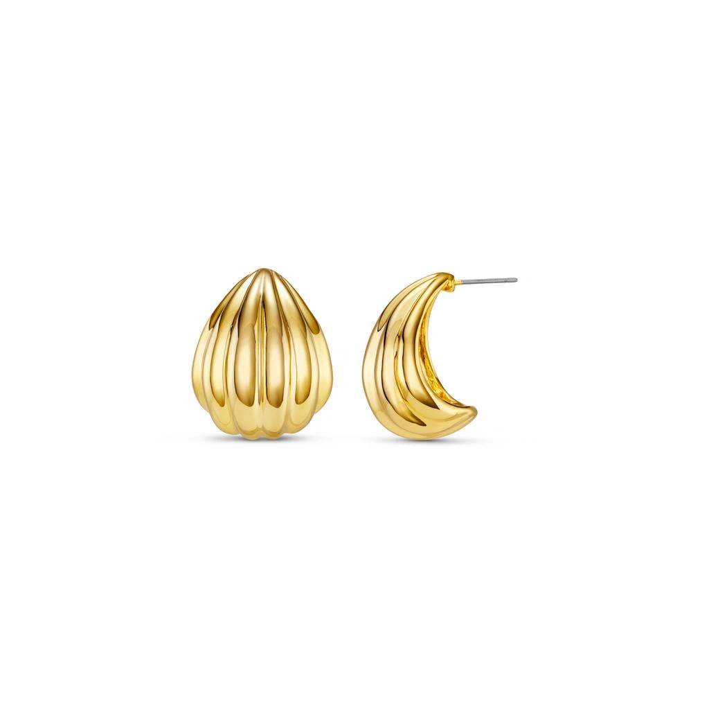 Orelia London Statement Voluminous Curved Drop Earrings 1