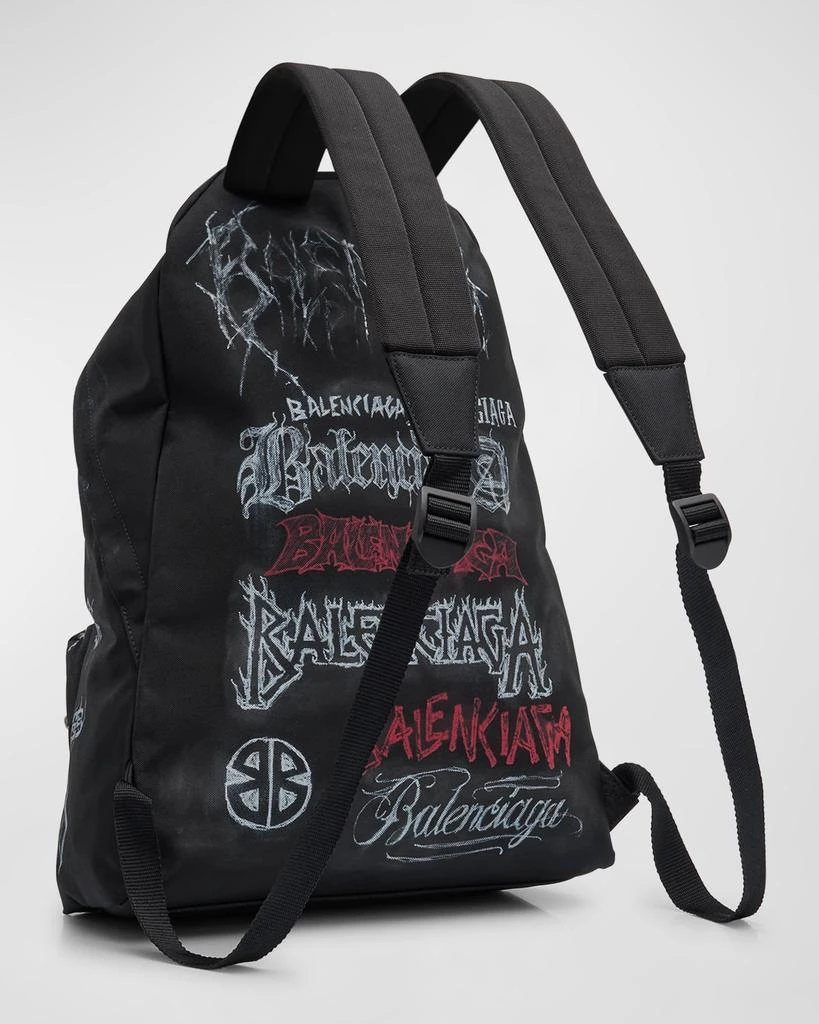 Balenciaga Men's Explorer DIY Metal Allover Backpack 6