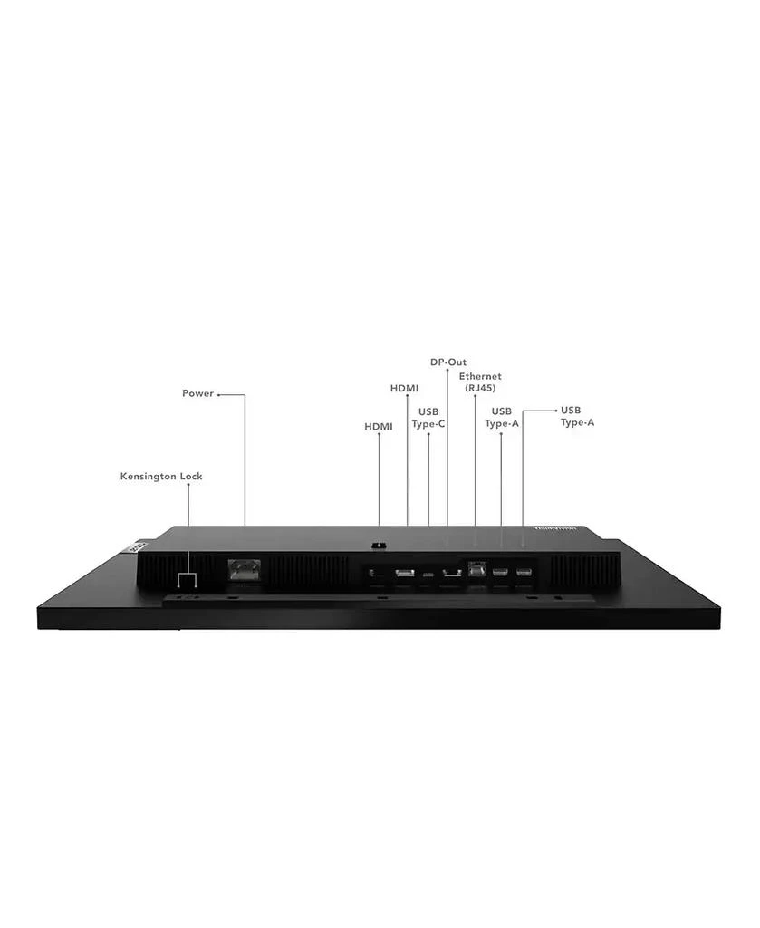 Lenovo ThinkVision T24m-20 23.8" 16:9 Full HD IPS WLED LCD Monitor, Raven Black 9