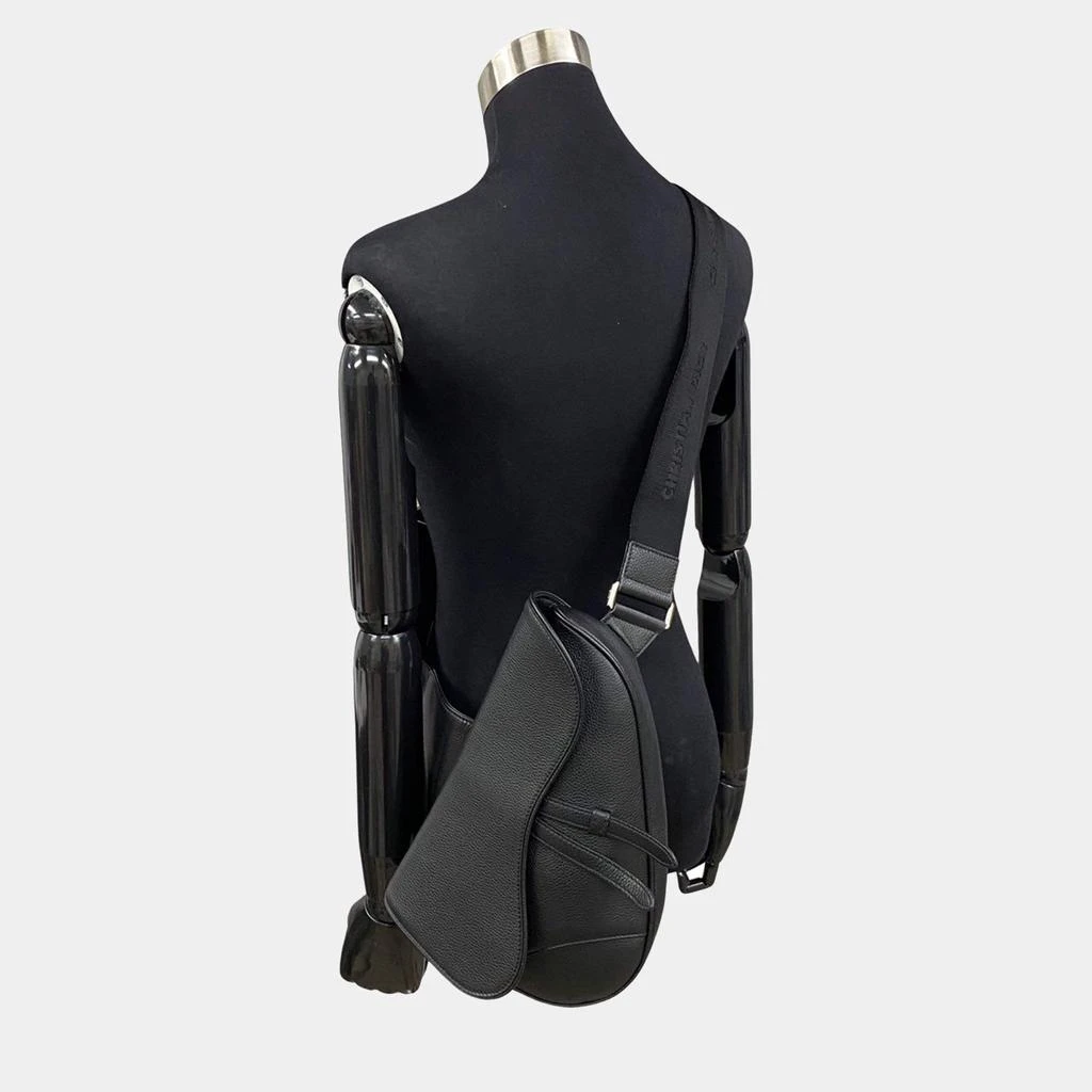 Dior Dior Black Leather Leather Saddle Bag 6