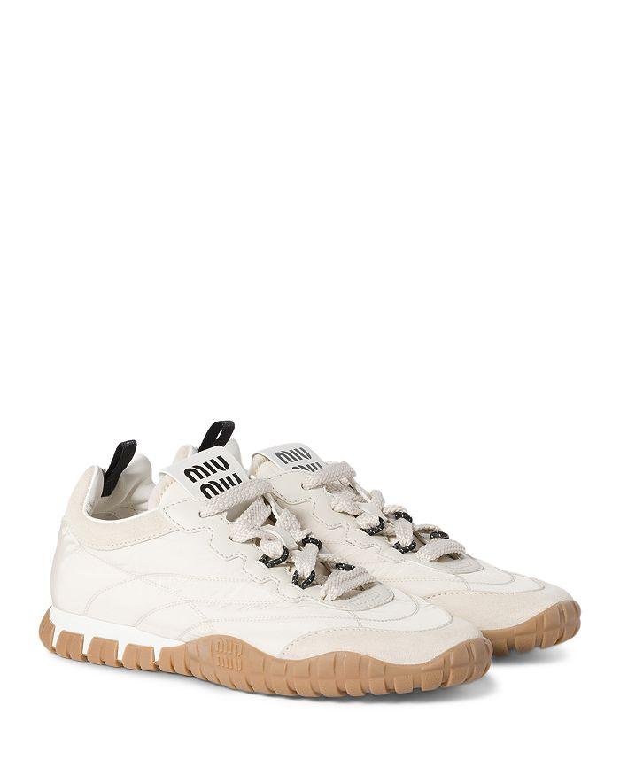 Miu Miu Women
s Allacciate Sneakers