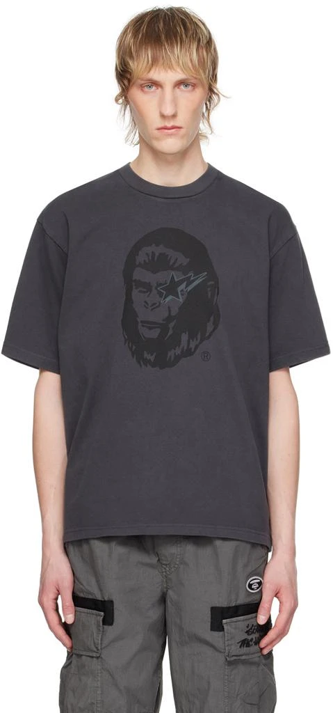 Bape Black 'World Gone Mad' T-Shirt 1
