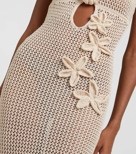 Bananhot Hilsa open-knit lamé beach cover-up 5
