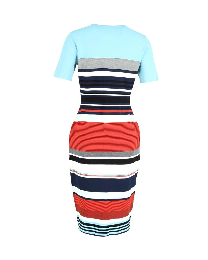 Diane von Furstenberg Diane Von Furstenberg Striped Midi Dress in Multicolor Viscose 3