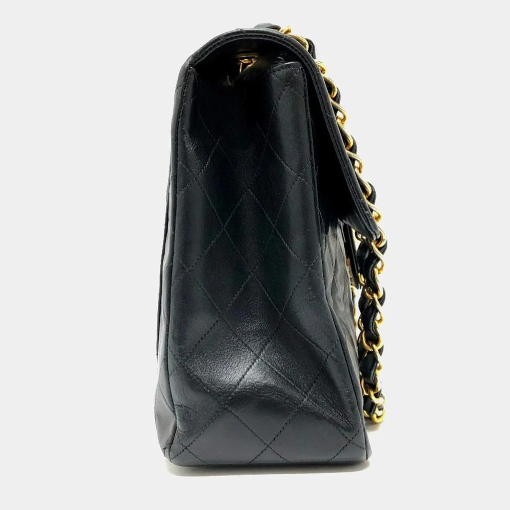 Chanel Chanel Black Quilted Lambskin Maxi Jumbo XL Classic Single Flap Bag 5