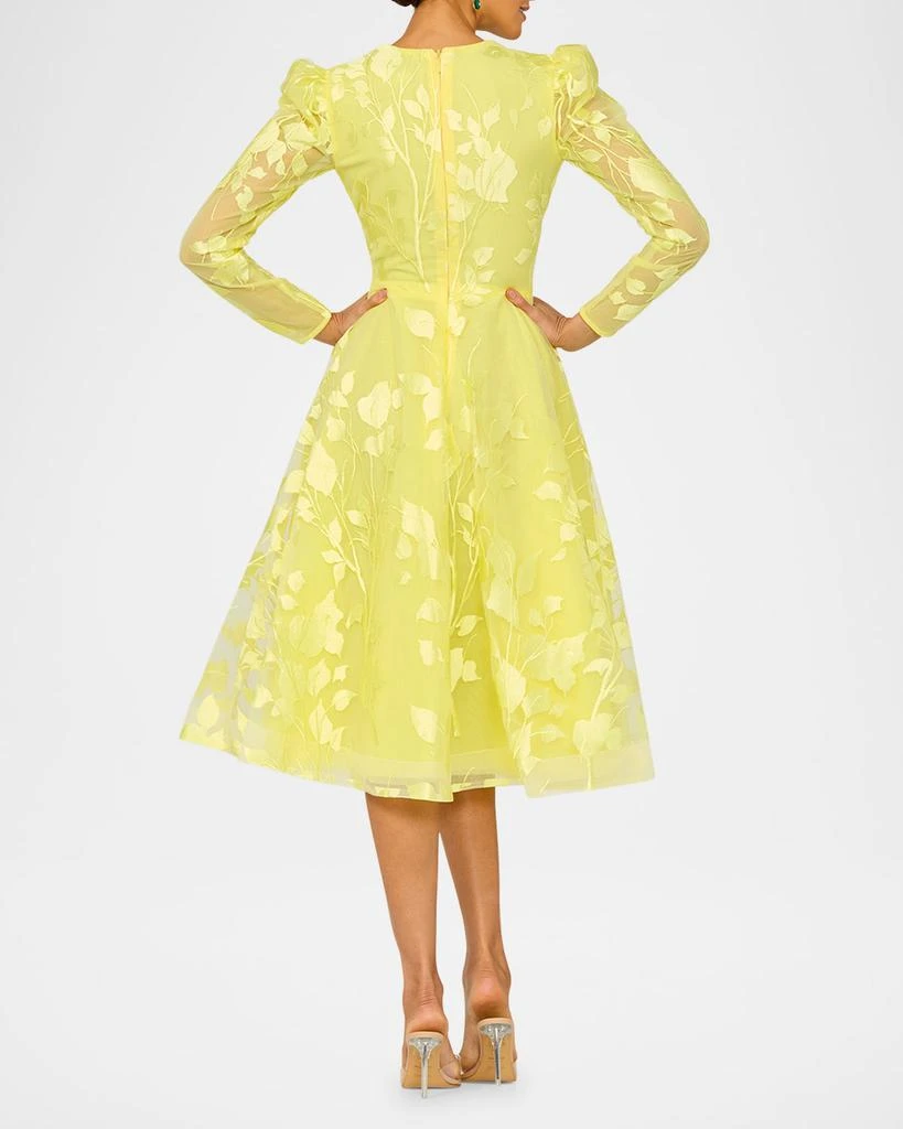 HELSI Exclusive Parker Embroidered Puff-Sleeve Midi Dress 3