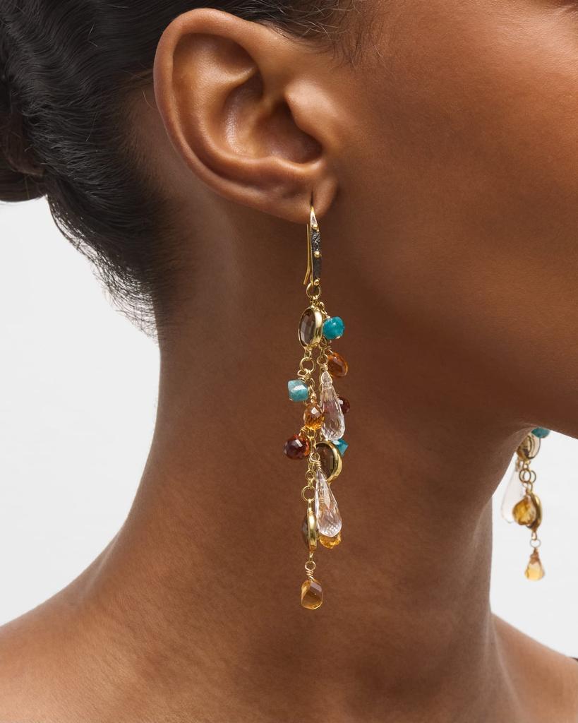 Devon Leigh Multi-Gemstone Cascading Earrings