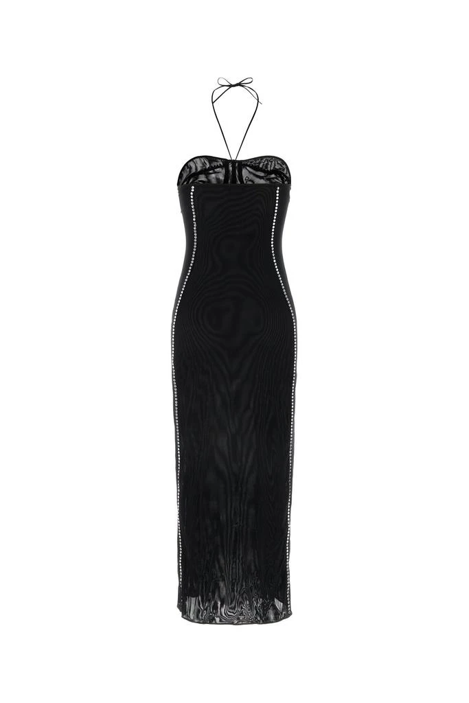 OSEREE Black stretch tulle dress 2
