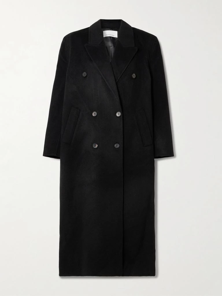 The Frankie Shop Gaia 大廓形双排扣羊毛混纺外套