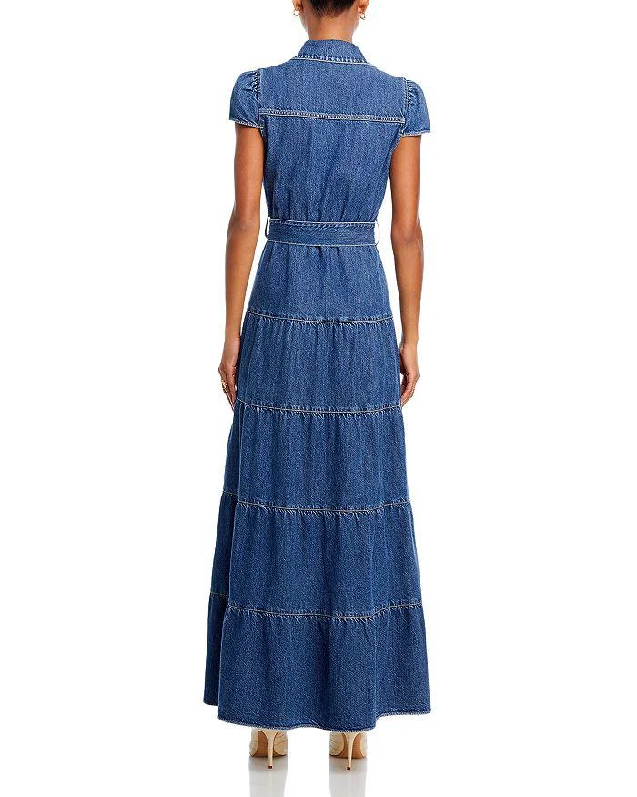 Alice + Olivia Miranda Denim Maxi Dress 3