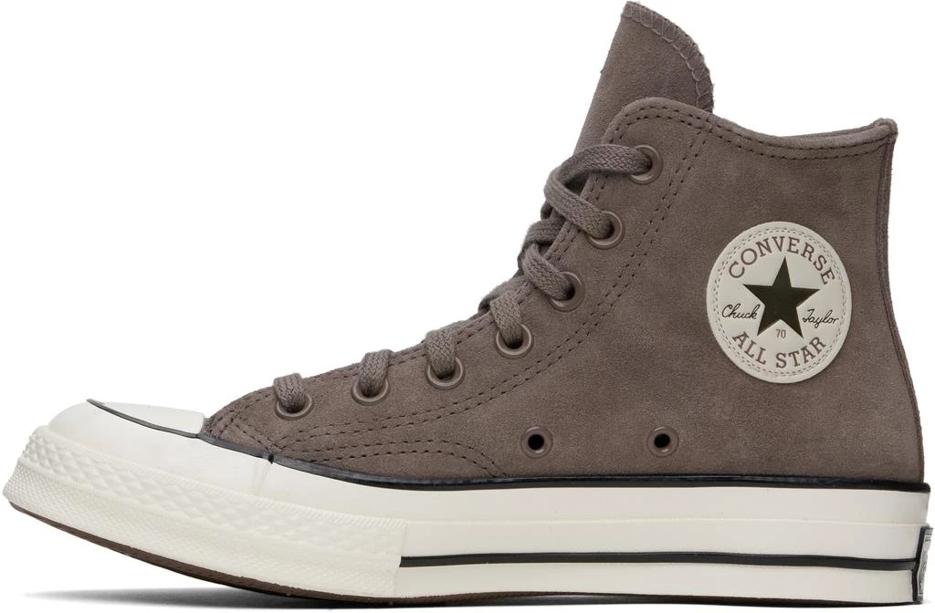 Converse Taupe Chuck 70 Heritage Suede Sneakers 3