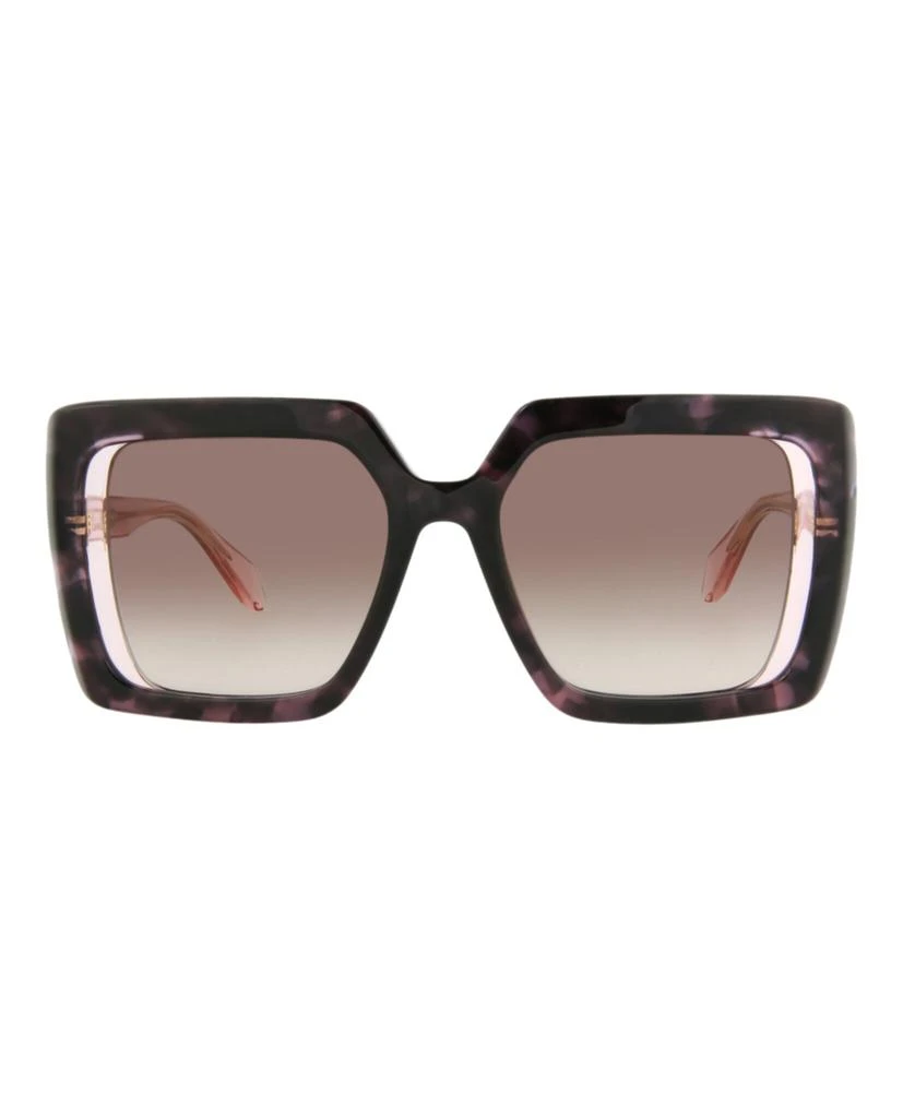 Just Cavalli Square-Frame Acetate Sunglasses 1