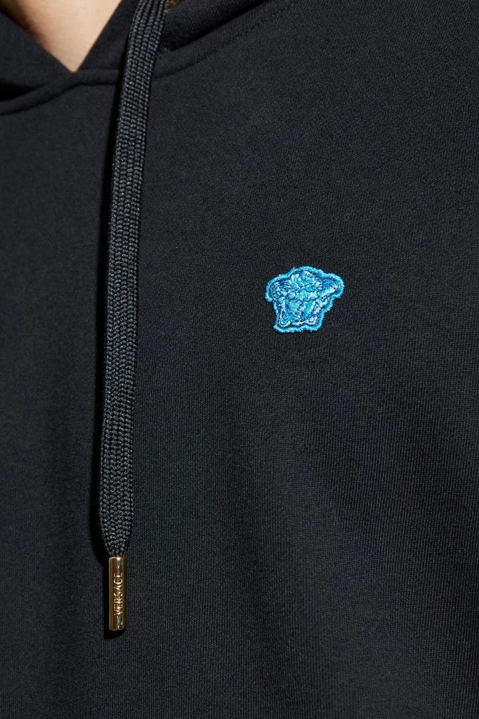 Versace Versace Medusa-Patch Drawstring Hoodie 5