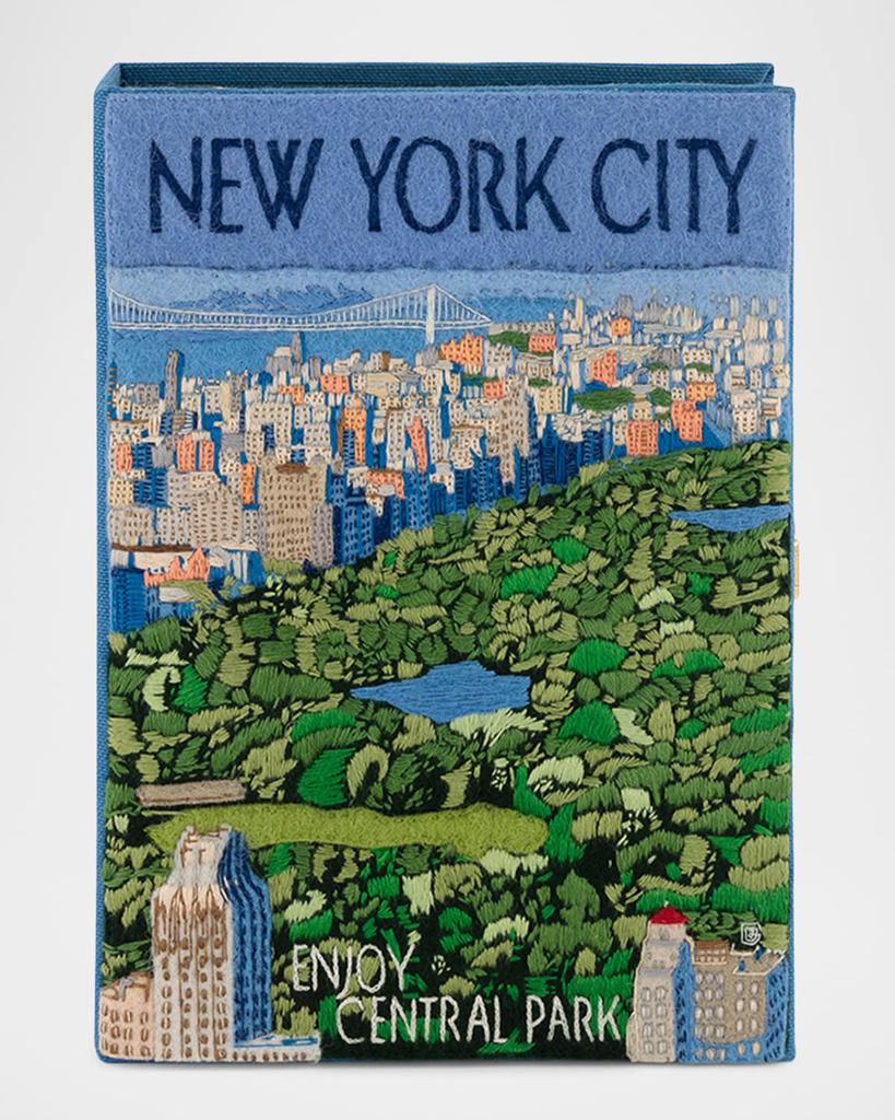 Olympia Le-Tan New York City Book Clutch Bag