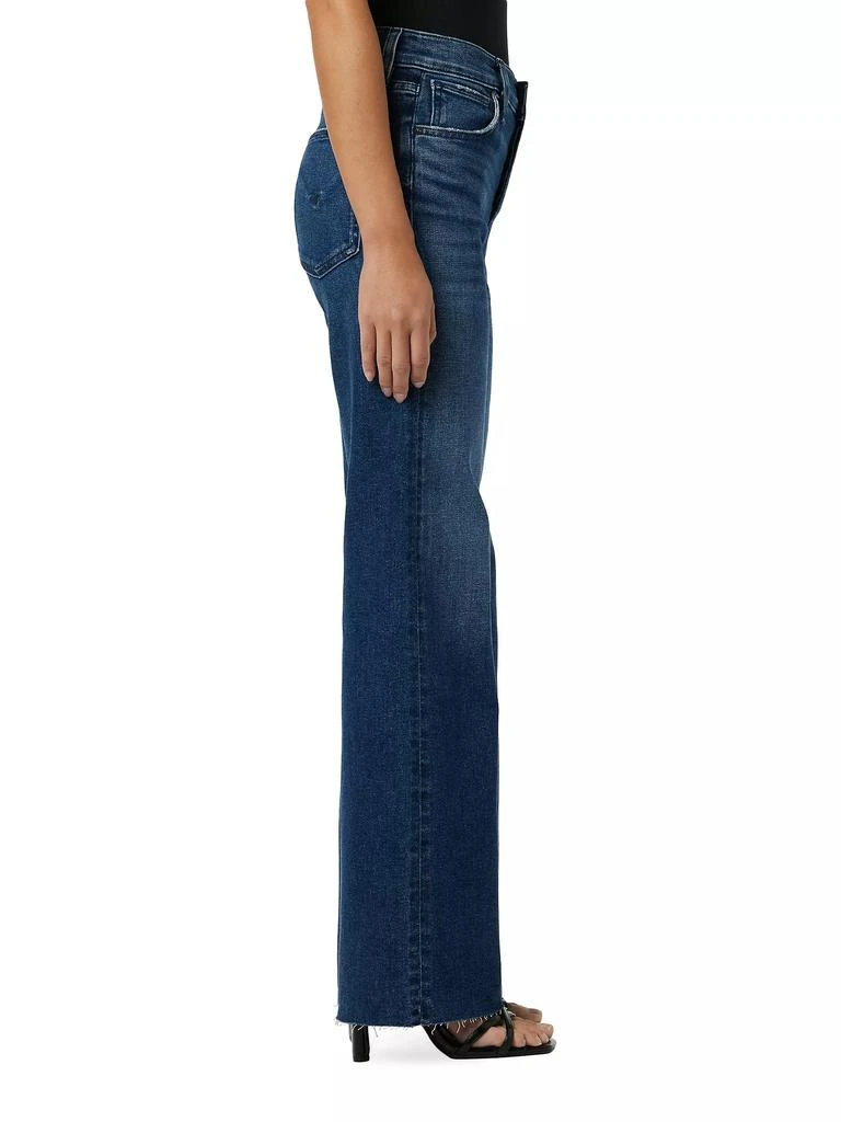 Hudson Petite Rosie High-Rise Wide-Leg Jeans 4