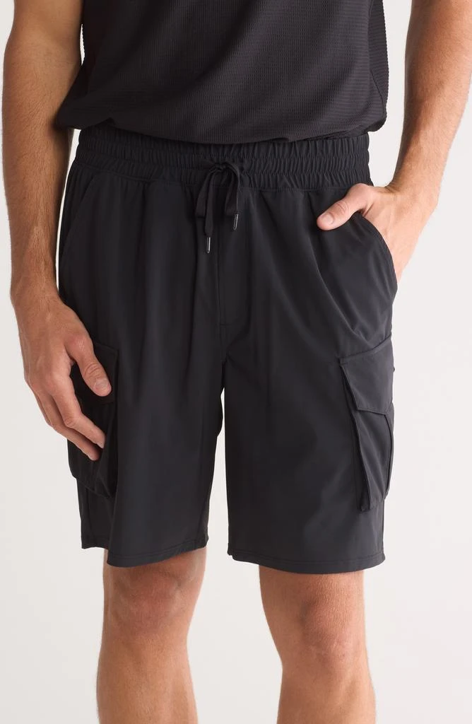 90 DEGREE BY REFLEX Warp Horizon 9-Inch Cargo Shorts 1