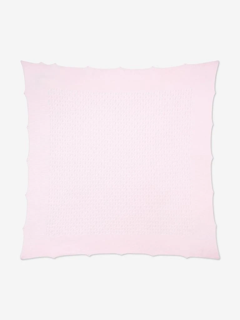 Paz Rodriguez Baby Girls Cotton Knit Blanket in Pink (106cm) 2