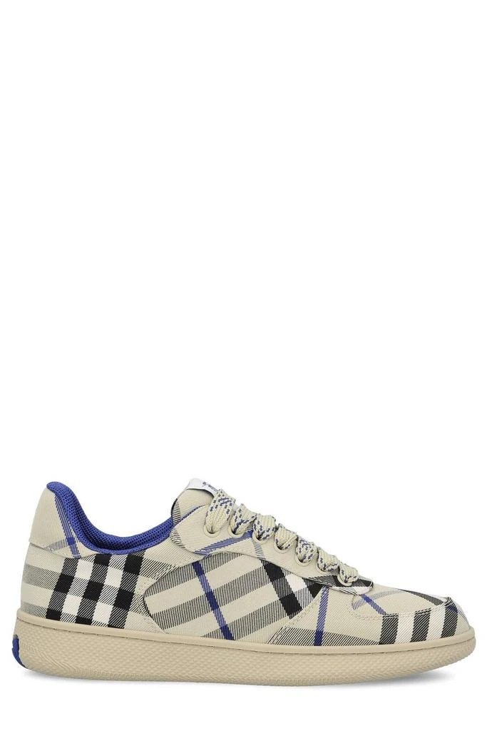 Burberry Burberry Terrace Checked Lace-Up Sneakers 1