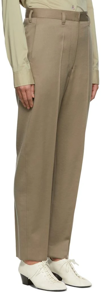 Lemaire Taupe Wool Trousers 2