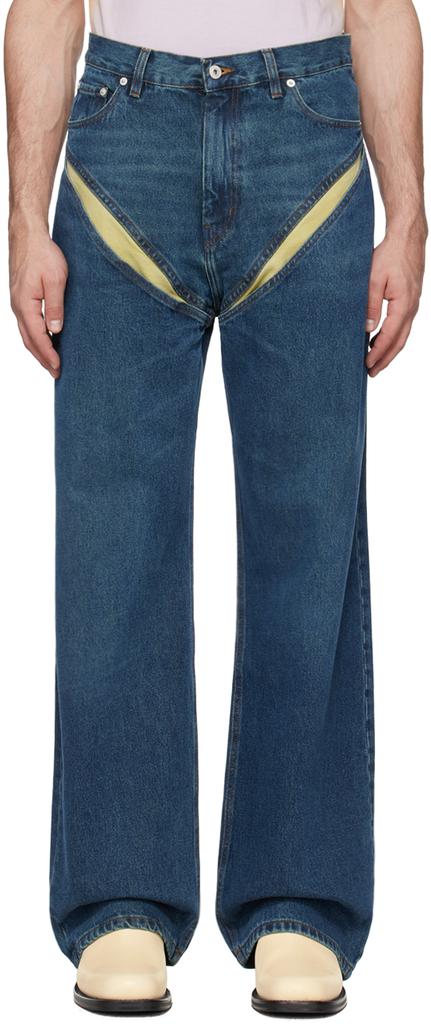 【Y/PROJECT】blue cut out jeans 27size Blue Cut Out Jeans – On Sale Now with Up to 70% Off | Discover