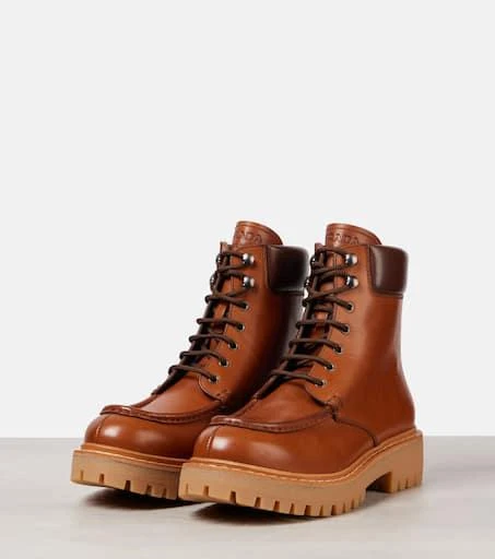 Prada Leather combat boots 4