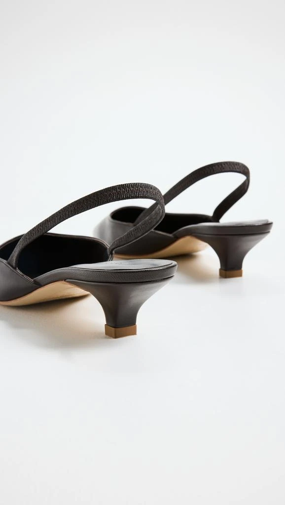 Jenni Kayne Leather Kitten Heels 3