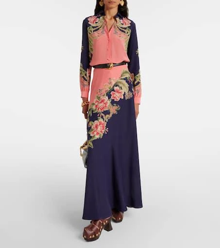 ETRO Printed silk shirt 2