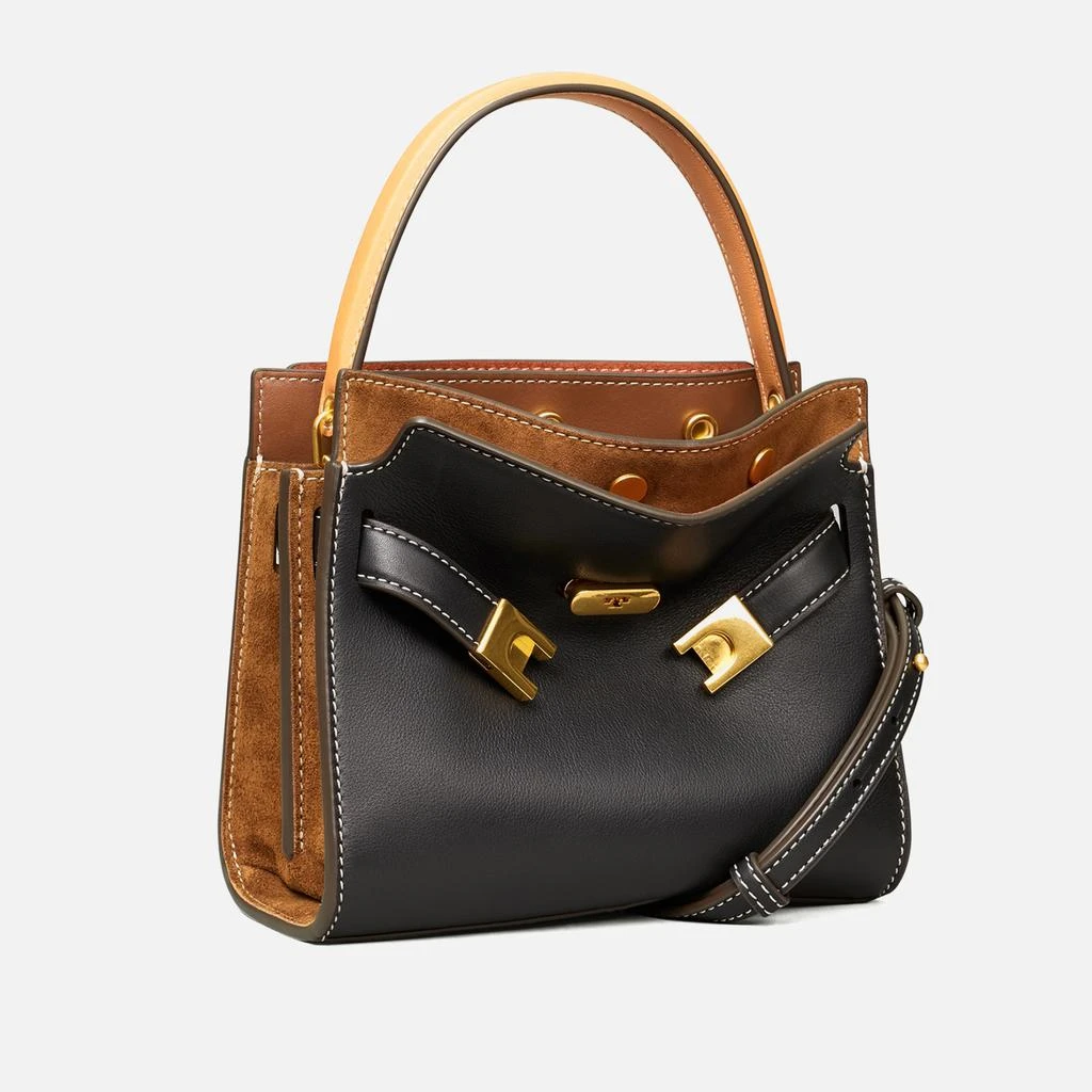 Tory Burch Lee Radziwill Petite Double Suede and Leather Bag 3