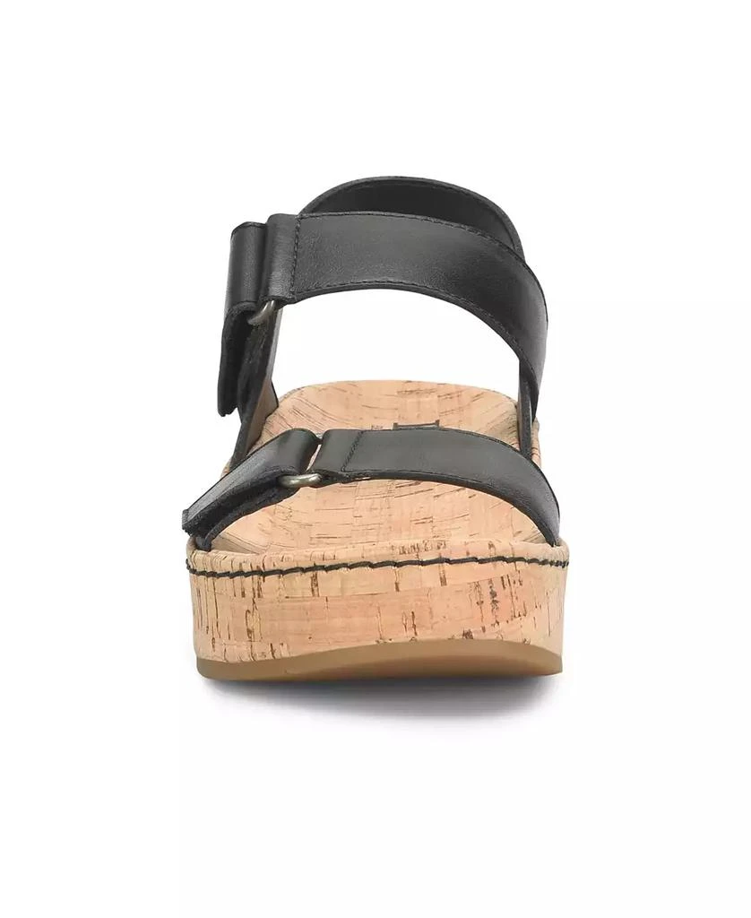 Born Women's Sloan Round Toe Wedge Sandals 8