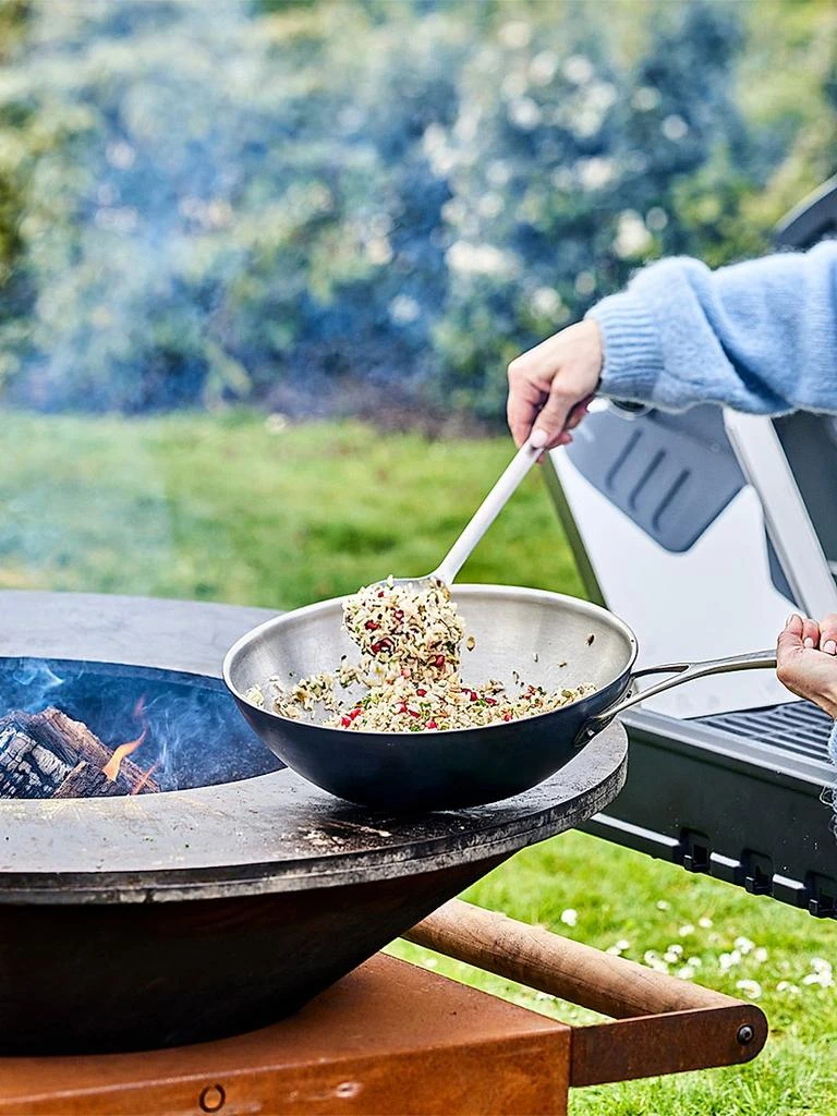 Demeyere Black 5 Stainless Steel with Ceramic Exterior Coating Wok 7