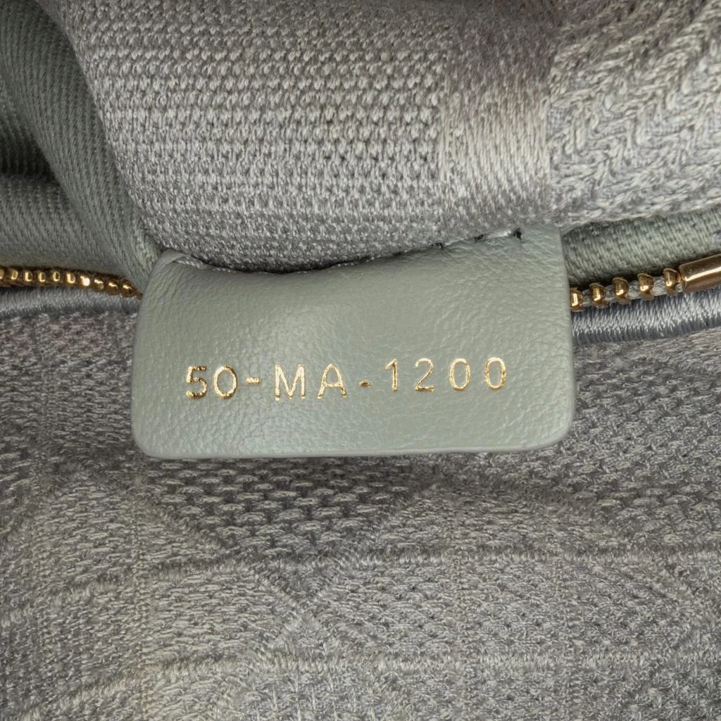 Dior Dior Grey Large Canvas Cannage Lady D Lite 10